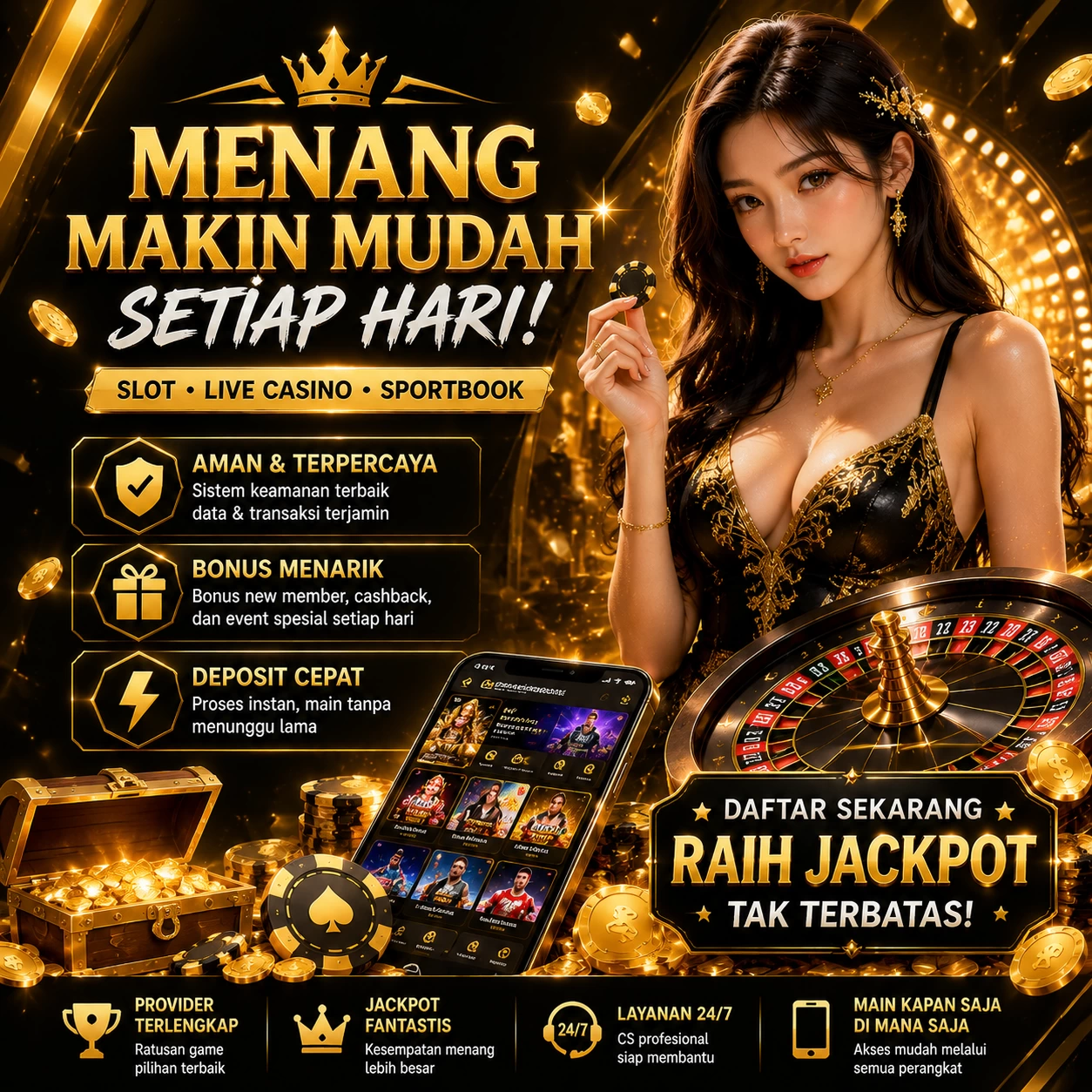Interface aplikasi setelah instalasi berhasil